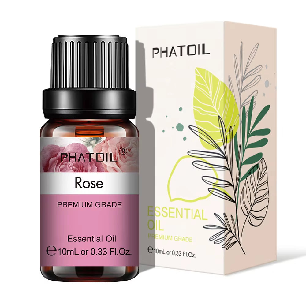 10Ml Lavender Essential Oils Pure Natural for Diffuser Humidifier Aromatherapy Jasmine Vanilla Aroma Oil for Skin Care, DIY Soap