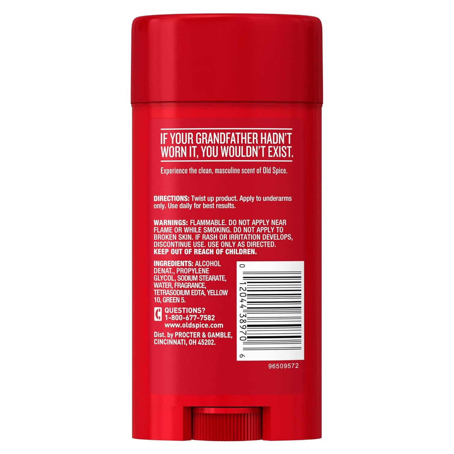 Classic Deodorant for Men, 24Hr Sweat & Odor Protection, Long Lasting Freshness, Clean & Masculine Fragrance, Original Scent, 3.25 Oz (Pack of 2)