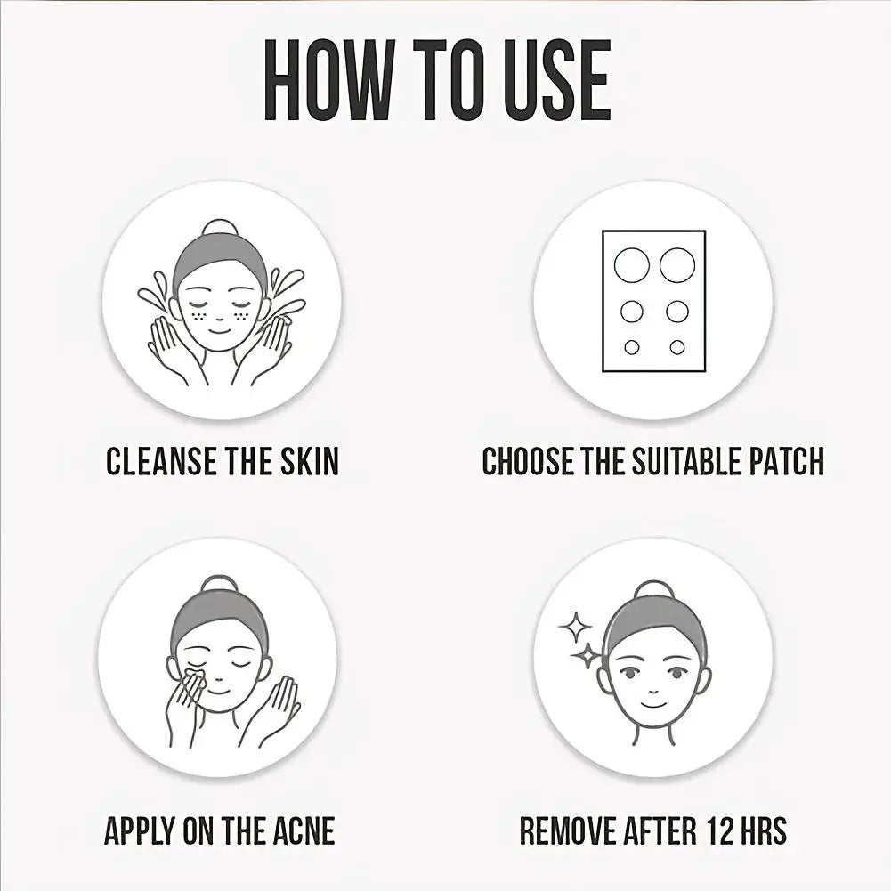 Face Skin Care Acne Pimple Patch Invisible Professional Healing Absorbing Spot Sticker Covering for Men Women Facial Skin Care